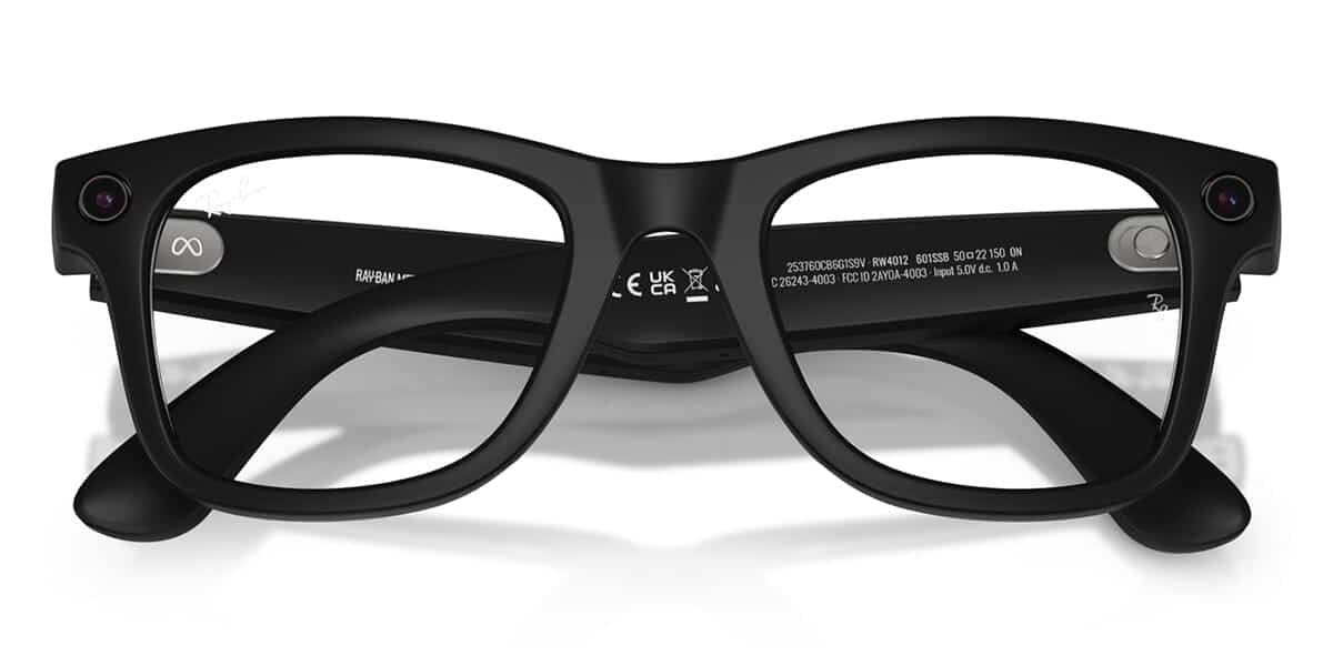 Ray-Ban Meta Wayfarer Gen 2 RW4012 601/SB Lunettes Connectées – Image 2