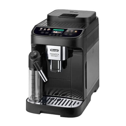 Expresso avec broyeur DELONGHI Magnifica Evo Next ECAM310.60.B – écran TFT couleur, LatteCrema Hot, 10 boissons
