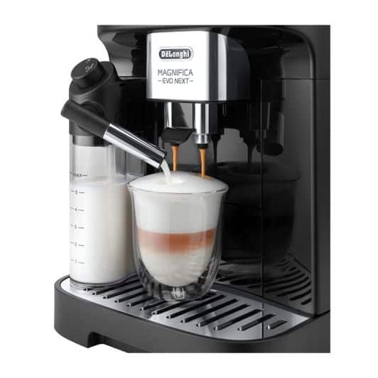 Expresso avec broyeur DELONGHI Magnifica Evo Next ECAM310.60.B – écran TFT couleur, LatteCrema Hot, 10 boissons – Image 5