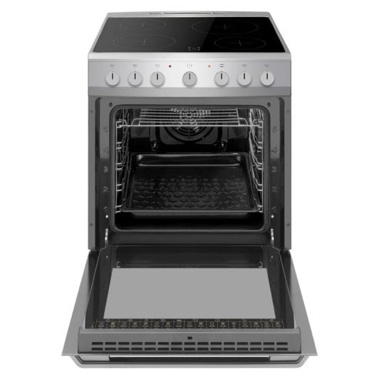 Cuisinière vitrocéramique VALBERG VC 60 4MFC S 373P2 – 60 cm, radiant, four chaleur tournante, catalyse – Image 3